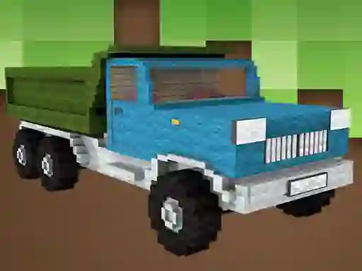 Blockcraft Truck Jigsaw — безплатна онлайн игра