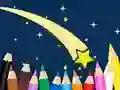 Coloring Book: Shooting Star — безплатна онлайн игра