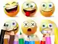 Coloring Book: Funny Emoji — безплатна онлайн игра