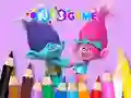 Coloring Book: Cute Troll — безплатна онлайн игра
