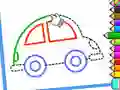Toddler Drawing: Cute Car — безплатна онлайн игра