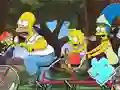 Jigsaw Puzzle: Simpson Family Riding — безплатна онлайн игра