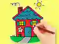 Coloring Book: Dream House — безплатна онлайн игра