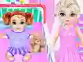 Little Elsa Caring Day — безплатна онлайн игра