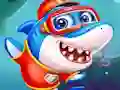 Little Panda Shark Family — безплатна онлайн игра