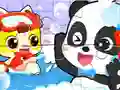 Jigsaw Puzzle: Baby Panda Shower Time — безплатна онлайн игра