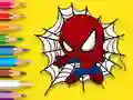 Coloring Book: Baby Spiderman — безплатна онлайн игра