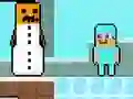 Noob vs Pro Snowman — безплатна онлайн игра