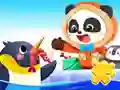 Jigsaw Puzzle: Baby Panda Antarctic Tour — безплатна онлайн игра
