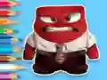 Coloring Book: Inside Out Angry — безплатна онлайн игра