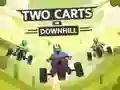 Two Carts Downhill — безплатна онлайн игра