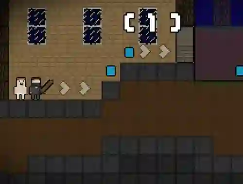 Baby Noob Vs Heroman 2 Player — безплатна онлайн игра
