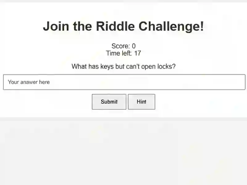 Riddle Challenge — безплатна онлайн игра