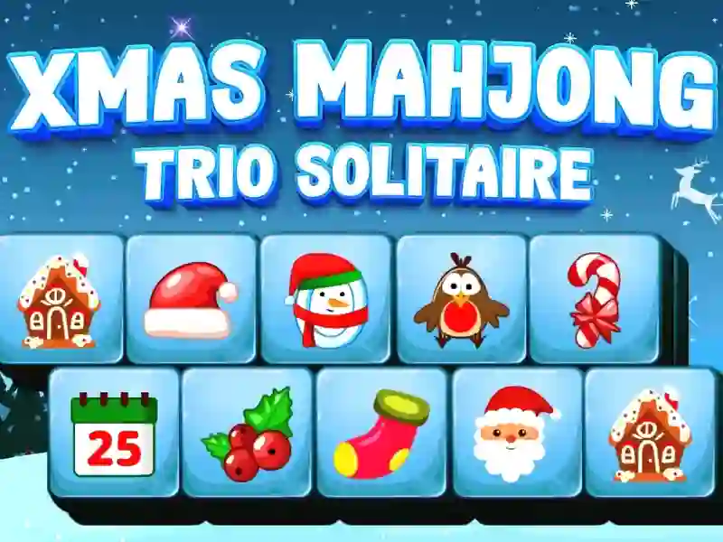 Xmas Mahjong Trio Solitaire — безплатна онлайн игра