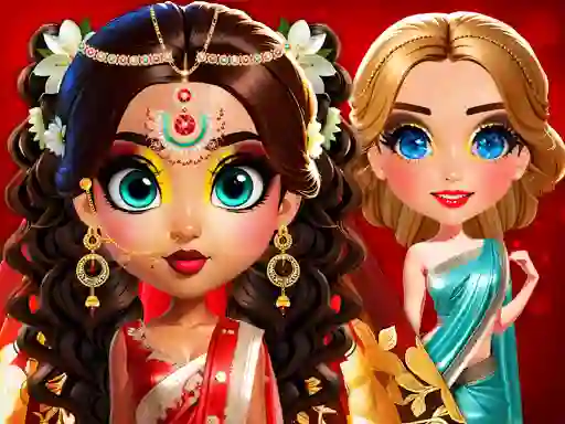Asoka Makeup Indian Bride — безплатна онлайн игра