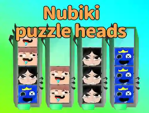 Nubiki Puzzle Heads — безплатна онлайн игра