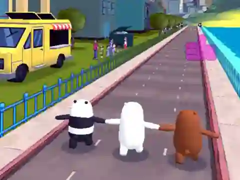 We Bare Bears Bear Parkour — безплатна онлайн игра