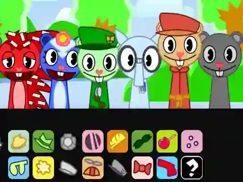 Happy Sprunk Friends — безплатна онлайн игра