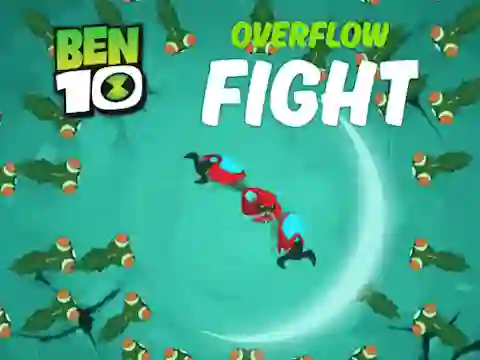 Ben 10 Overflow Fight — безплатна онлайн игра