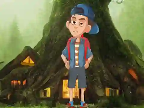 Boys Escaped Occult Jungle — безплатна онлайн игра