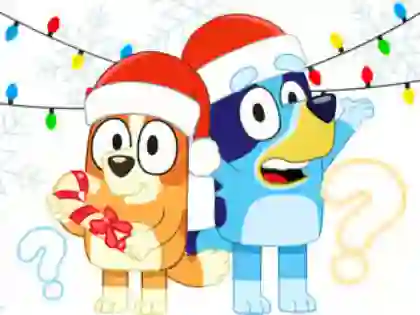 Kids Quiz: Bluey Christmas Quiz — безплатна онлайн игра