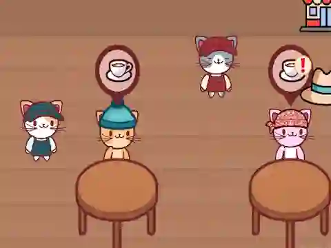 Cat Coffee Shop — безплатна онлайн игра