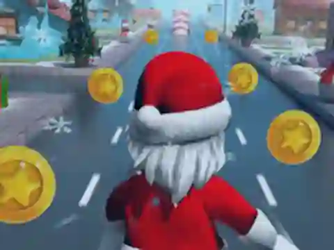 Santa Roblox Running — безплатна онлайн игра
