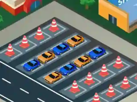 Car Park Sort — безплатна онлайн игра