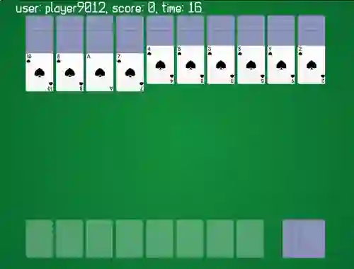 Spider Solitaire Classic Ver — безплатна онлайн игра