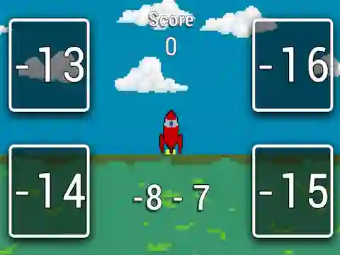 Rocket Math — безплатна онлайн игра