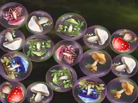 Merge Mushrooms! — безплатна онлайн игра