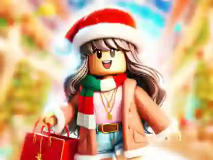 Jigsaw Puzzle: Roblox Christmas Mall — безплатна онлайн игра