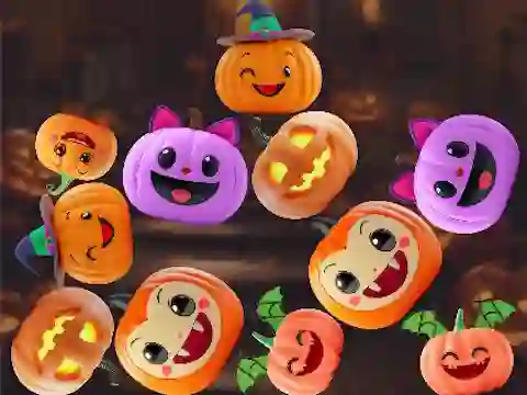Merge Connect Pumpkins: Halloween! — безплатна онлайн игра