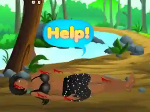 Rescue Injured Tribe Girl — безплатна онлайн игра
