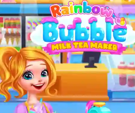 Rainbow Bubble Milk Tea Maker — безплатна онлайн игра