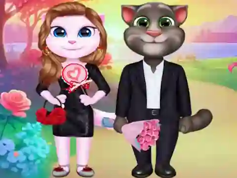 Kitty Couple Lovely Valentine — безплатна онлайн игра