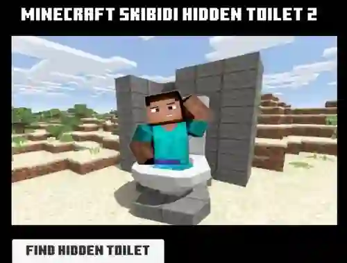 Minicraft Skibidi Hidden Toilet 2 — безплатна онлайн игра