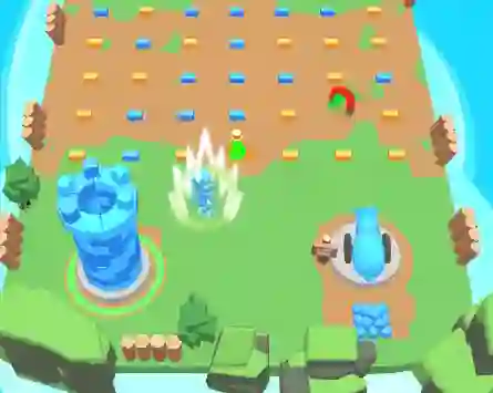 Tower Clash: Collect Bricks — безплатна онлайн игра