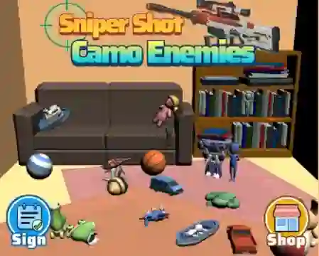 Sniper Shot Camo Enemies — безплатна онлайн игра