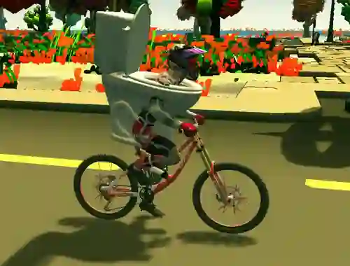 Skibidi Toilet Bike Riding — безплатна онлайн игра