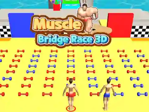 Muscle Bridge Race 3D — безплатна онлайн игра