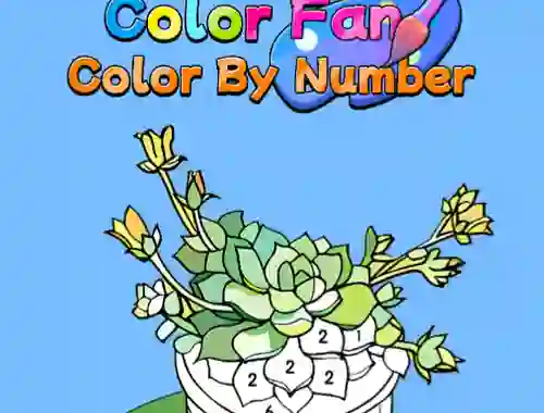 Color Fan Color By Number — безплатна онлайн игра