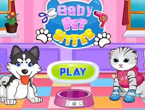 Baby Pet Sitter — безплатна онлайн игра