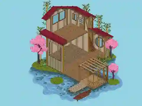 Pixel House — безплатна онлайн игра