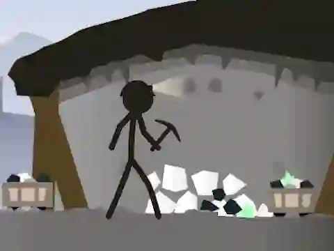 Stickman Mining Simulator — безплатна онлайн игра