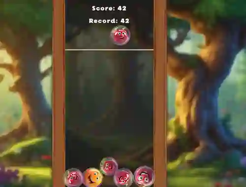 Match Fruits In Bubbles! — безплатна онлайн игра