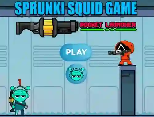Sprunki Squid Game Rocket Launcher — безплатна онлайн игра