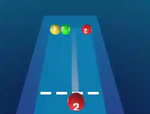 Merge The Balls 2048 Billiards! — безплатна онлайн игра