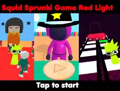 Squid Sprunki Game Red Light — безплатна онлайн игра