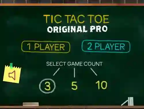 Tic Tac Toe Original Pro — безплатна онлайн игра
